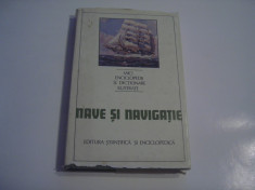 ION A.MANOLIU - NAVE SI NAVIGATIE ~ mici enciclopedii si dictionare ilustrate ~ foto