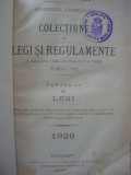 Cumpara ieftin Consiliul Legislativ - Colectiune de Legi si Regulamente ( 1 ianuarie - 31 decemvrie 1929 ) - 1930