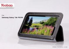 Husa Executive Case Piele Naturala Samsung Galaxy Tab2 P6200 by Yoobao Originala Black foto
