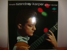 GDV Disc LP vinil (vinyl) pick-up LASZLO SZENDREY - KARPER &amp;quot;Guitar Recital&amp;quot; foto