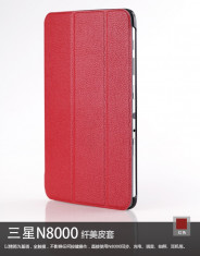 Husa Slim Case Samsung Galaxy Note 10.1 N8000 by Yoobao Originala Red foto