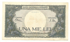 ROMANIA BANCNOTA 1000 LEI MARTIE 1943 foto