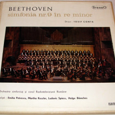 LUDWIG VAN BEETHOVEN - Simfonia nr. 9 in re minor op. 125 / Dirijor: Iosif Conta / Dublu Vinyl-Vinil