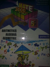 Sorin Peligrad - Mate2000 +10/11 Aritmetica Algebra Geometrie clasa a V a parte II foto