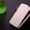 Husa / toc protectie piele iPhone 4, 4s lux, tip flip cover, culoare - alb - LIVRARE GRATUITA prin Posta la plata cu cardul