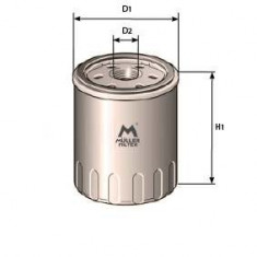 Filtru ulei MULLER, DACIA LOGAN cod motor K7M 710 foto