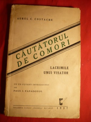 Aurel C.Costache - Cautatorul de Comori - Prima Ed.1937 foto