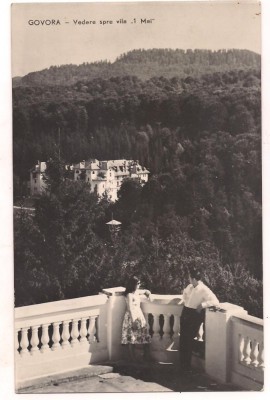 carte postala(ilustrata) GOVORA -Vedere spre vila 1 Mai foto