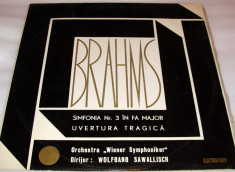 BRAHMS - Simfonia Nr.3 in Fa Major / Uvertura Tragica (VINYL) foto