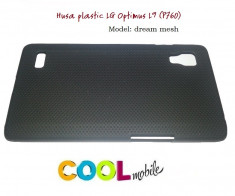 Husa plastic LG Optimus L9 (P760) dream mesh neagra foto