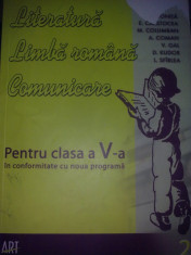 Florin Ionita - Limba si literatura romana Comunicare pentru clasa a V a semestrul II foto