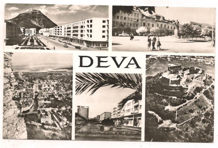 carte postala(ilustrata) -DEVA-colaj