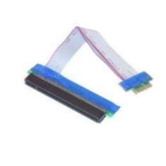 vand pci-e extender 16x - 1x ( riser adapter 15cm flex pcie pci express x1 x16 ) foto