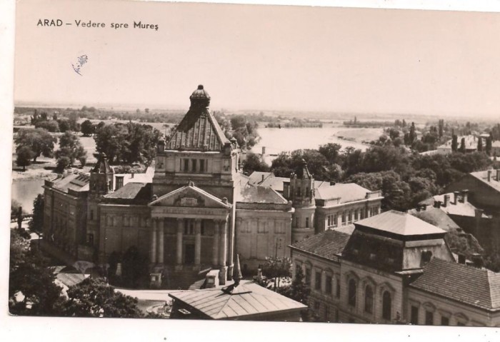 carte postala(ilustrata) -ARAD-Vedere spre Mures