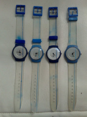 Ceas de mana electronic Swatch albastru curea plastic Pret 10lei foto