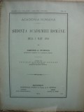 Sedinta Academiei Romane dela 1 maiu 1914