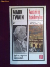 MARK TWAIN -AVENTURILE LUI HUCKLEBERRY FINN foto