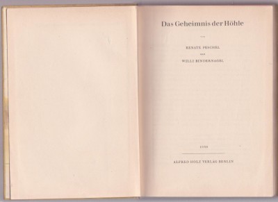 Renate Peschel si Willi Blindernagel - Das Geheimnis der Hohle (Lb. germana) foto