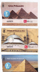 Pentru colectionari, 3 bilete intrare Cairo Piramide si Citadel of Salah foto