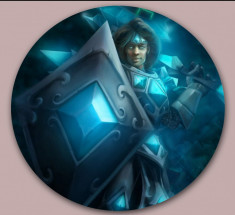 Insigne &amp;quot;Taric - The Gem Knight&amp;quot;- 44mm sau 56mm -- (PERSONALIZATE) foto