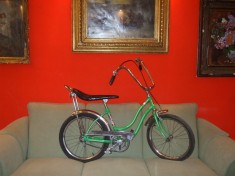 BICICLETA PEGAS 5120 MODERN, CU SA LUNGA SI COARNE,VINTAGE,ANII &amp;#039;70-&amp;#039;80,STARE F BUNA,PT COLECTIONARI SI NU NUMAI ! ! ! foto