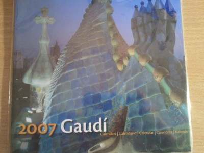 Calendar 2007, Gaudi, siilat, 5 euro, 20 roni foto