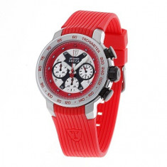 CEAS DE LUX Sport-&amp;quot;DETOMASO Lucca Red&amp;quot;-219e-ORIGINAL-Chronograph-SIGILAT-Cutie-Etichete-Miyota Mechanism-Garantie Producator- foto