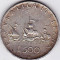 Italia 500 Lire 1958 argint 11 grame,puritate 835/1000,corabii cu panza,CAP DE SERIE