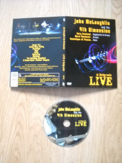JOHN McLAUGHLIN AND THE 4th DIMENSION:LIVE @ BELGRADE(2008)(dvd video original) foto