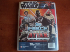 album Star Wars Force Attacks cu peste 350 bucati de carti de joc foto