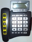 TELEFON ANALOGIC BUTOANE MARI BRAVO 20 LCD SI CU MEMORII ( BATRANI ) foto