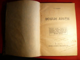 D.I.Suchianu - Despre Avutie - Prima Ed, Interbelica