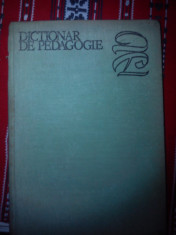 Dictionar de pedagogie Anghel Manolache foto