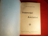 Jean Bart - Insemnari si Amintiri - Prima Ed. 1928