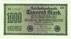 Germania bancnota 1000 Marci 15 sept 1922 (2) foto
