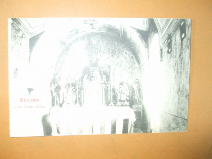 Carte postala Mariaradna A Szt. Erzsebet kapolna 1914