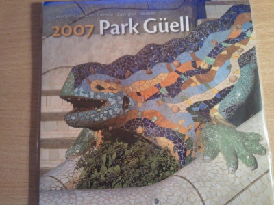 Calendar 2007, Parc Guell, sigilat, 5 euro, 20 roni foto