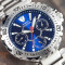 OKAZIE = = Ceas de DAMA sport DETOMASO Blue Steel , ziua , data , 10 ATM WATER RESISTANT