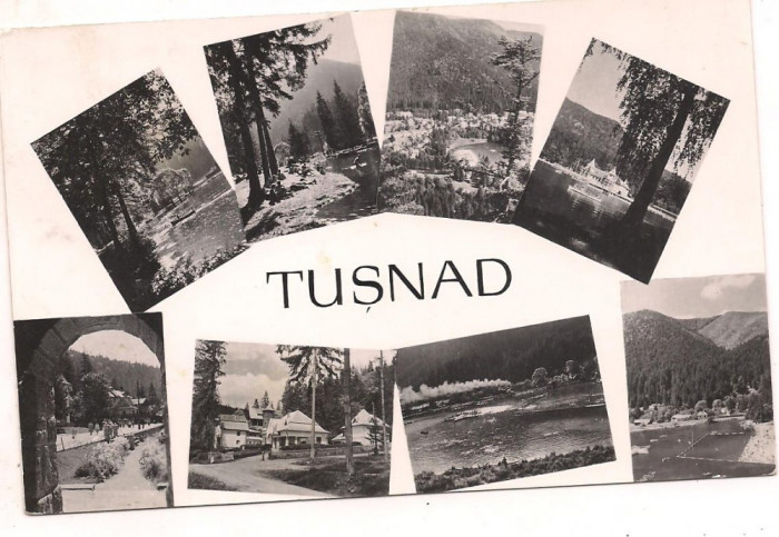 carte postala(ilustrata) -TUSNAD -colaj