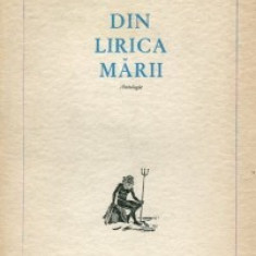 DIN LIRICA MARII-ANTOLOGIE