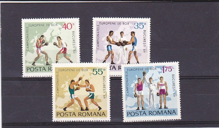 Europenele de box,seria , Nr Lista 701, Romania.