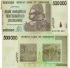 Zimbabwe 500.000 dollars 2008, UNC, 5 roni