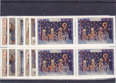 Fresce 1969 ,bloc de 4 , Nr List 716, Romania. foto