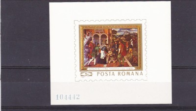 Reproduceri II,colita, Nr Lista 710, Romania. foto