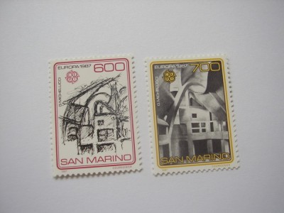 San Marino 1987 Europa mi 1354-55 foto