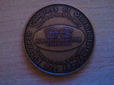 Medalie 3rd European Congress of Otorhinolaryngology Budapeste 1996, 30,34 grame, 30 roni, Europa