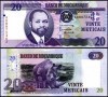 Mozambic 20 meticais 2006 UNC, 15 roni