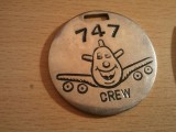 Jeton Crew 747 32,76 grame