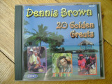Album CD Dennis Brown - 20 Golden Greats reggae Jamaica Jah dreads compilatie 74 minute