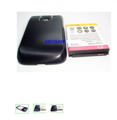 acumulator extins Samsung Galaxy Ace 2 i8160 + capac spate 3500 mAh foto
